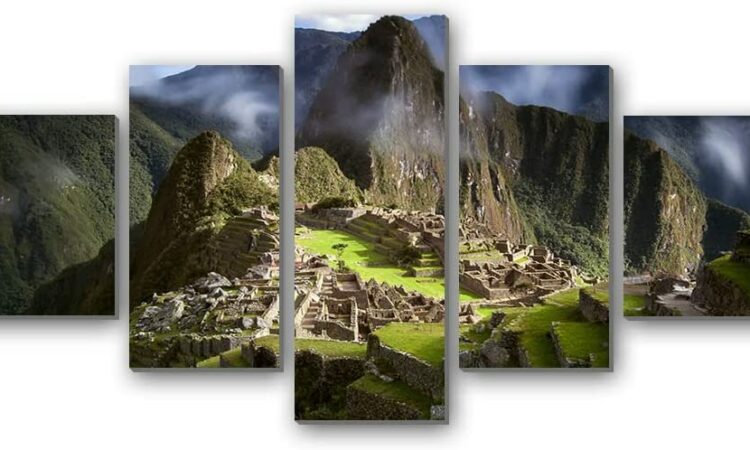 Machu Pichu wall art for apartments